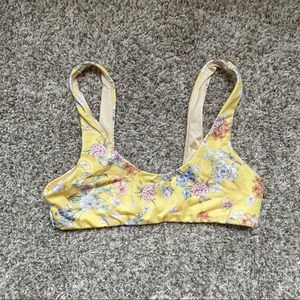 LA Hearts Floral Bralette Bikini Top